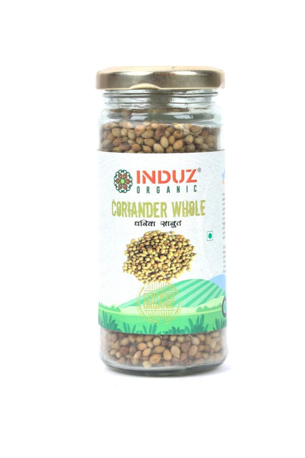 Organic Coriander Whole 50 GMS Induz Fresh Natural Induz