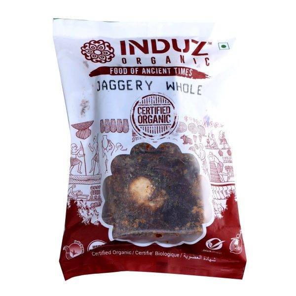 Induz Organic Jaggery Whole Gms Induzorganic