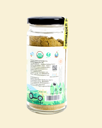Organic Coriander Powder 100 GMS - Induz for Fresh, Flavorful Cooking!