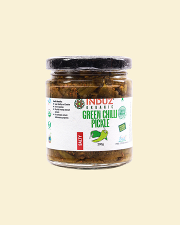 Organic Green Chilli Pickle 200 Gm - Spicy, Delicious, and Healthy!