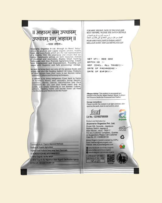Organic Bajra Flour 500 GMS - Induz | 100% Natural  Healthy Flour