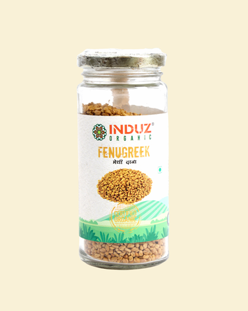 Organic Fenugreek by Induz - 150 GMS - Natural  Healthy Spice
