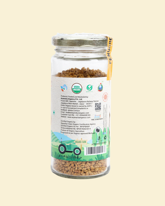 Organic Fenugreek by Induz - 150 GMS - Natural  Healthy Spice
