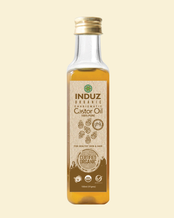 Organic Cold-Pressed Castor Oil 100 ML - Induz Charismatic Beauty Oil