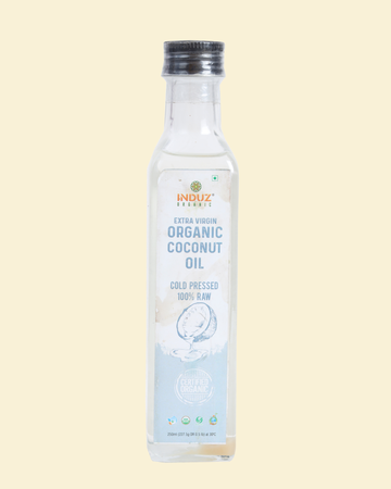 Organic Virgin Coconut Oil 250 ML | Induz | Natural  Healthy