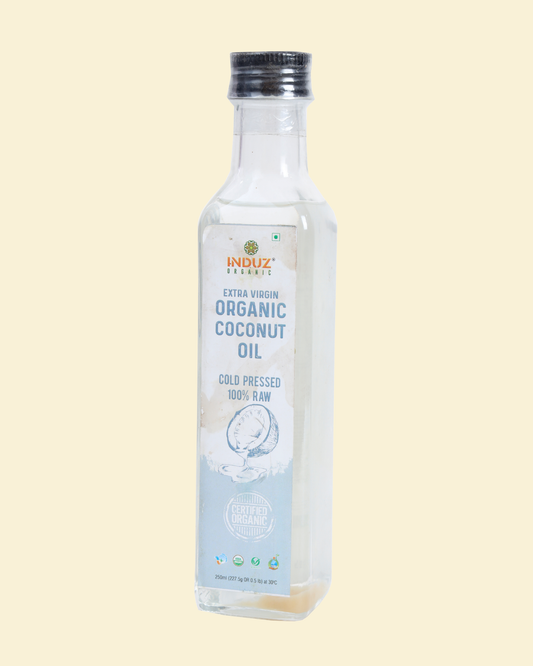 Organic Virgin Coconut Oil 250 ML | Induz | Natural  Healthy