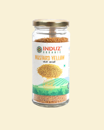 Organic Mustard Yellow - 150 GMS | Induz | Natural  Healthy