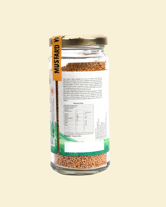Organic Mustard Yellow - 150 GMS | Induz | Natural  Healthy