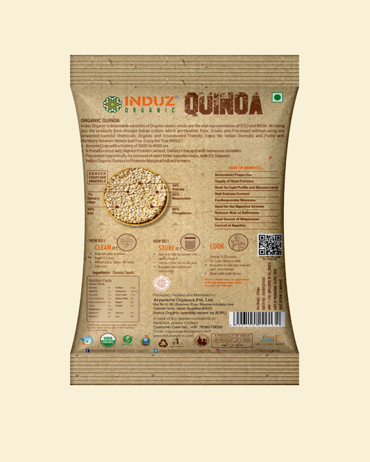 Organic Indian Quinoa 500 GMS - Induz | Healthy, Nutritious  Delicious!