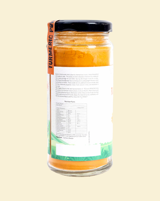 Organic Turmeric Powder 100 GMS - Induz for Natural Health  Wellness