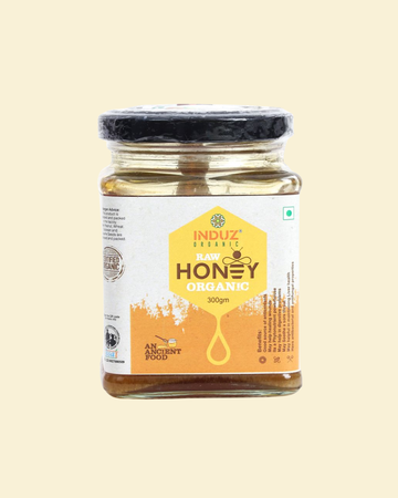 Organic Raw Honey - 300 GMS | Induz | Natural  Healthy Sweetener
