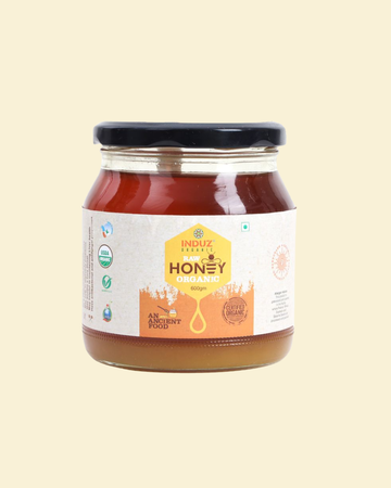 Organic Raw Honey 600 GMS - Induz - Pure, Natural  Delicious