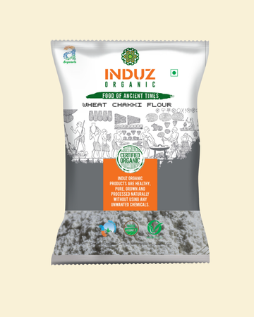 Organic Wheat Chakki Flour 1 Kg - Freshly Milled for Maximum Nutrition
