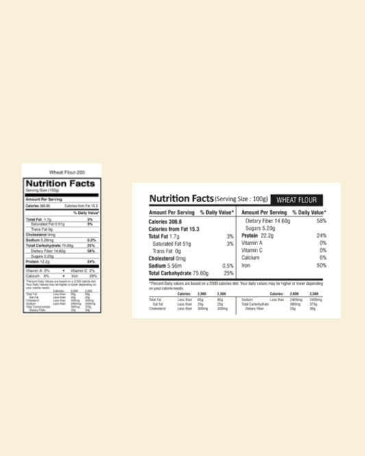 Organic Wheat Chakki Flour 1 Kg - Freshly Milled for Maximum Nutrition