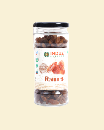 Organic Raisins 200 GMS | Induz | Fresh  Natural