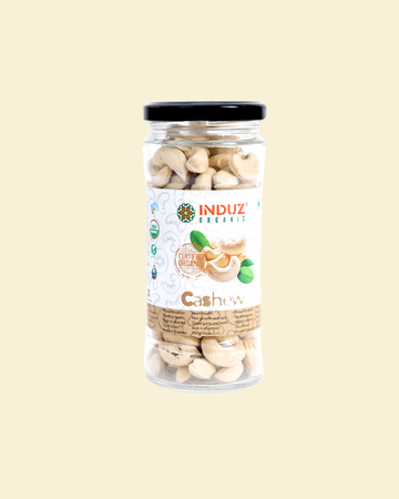 Organic Cashew Nuts 200 GMS - Induz - Fresh  Delicious