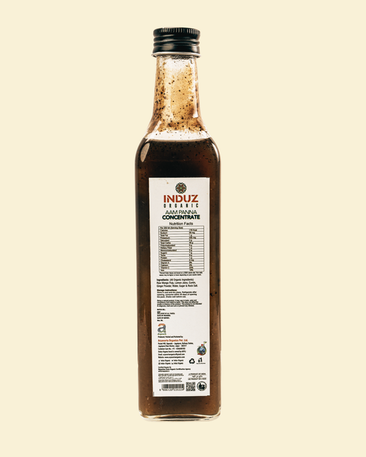 Organic Aam Panna Concentrate 500 ML - Induz - Refreshing  Healthy Drink