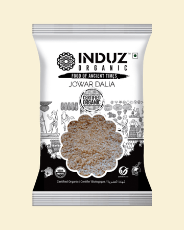 Organic Jowar Dalia 500 GMS - Induz | 100% Natural  Healthy Grain