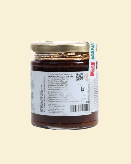 Induz Organic Mango Sweet n Sour Pickle - 200 GMS
