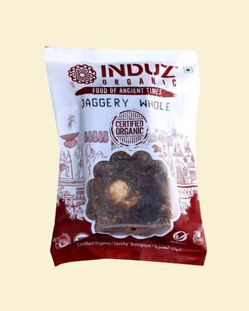 Organic Jaggery Whole - 450 GMS | Induz | Natural Sweetener