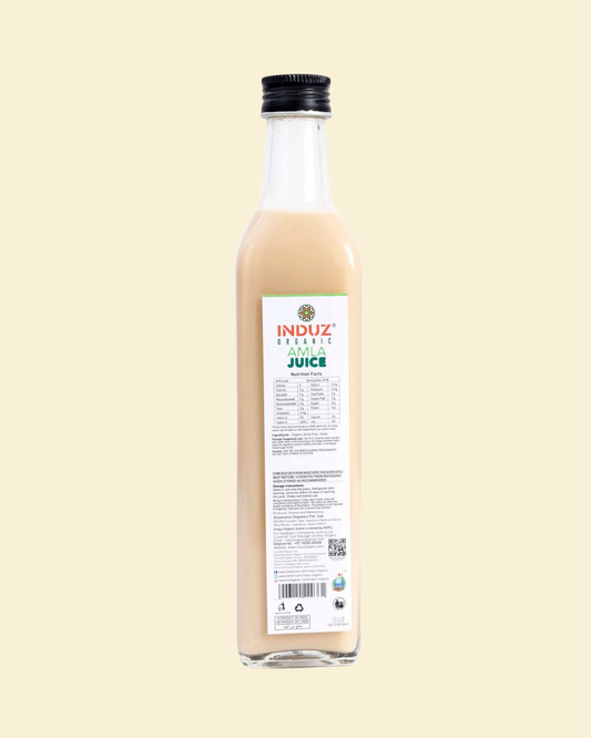 Organic Amla Juice 500 ML - Induz: Refreshing  Nutritious Juice for a Healthy Lifestyle