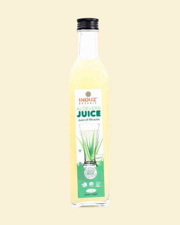 Organic Aloevera Juice 500 ML - Induz: Refreshing  Healthy Drink for a Balanced Diet