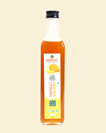Induz Organic Mango Squash Ð Pure  Refreshing! 500 ml