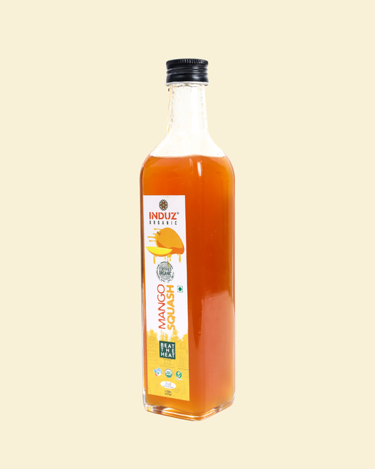 Induz Organic Mango Squash Ð Pure  Refreshing! 500 ml