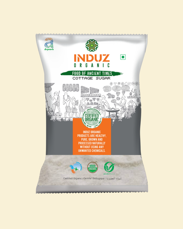 Organic Desi Khand Cottage Sugar (1 KG) - Induz