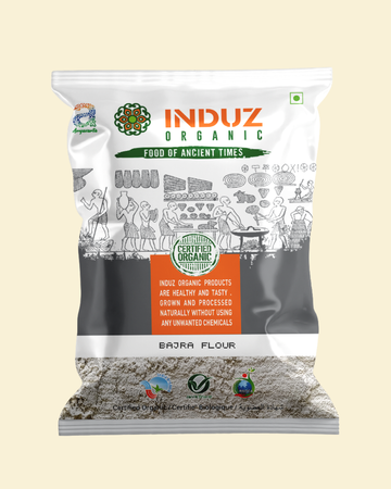 Organic Bajra Flour 500 GMS - Induz | 100% Natural  Healthy Flour