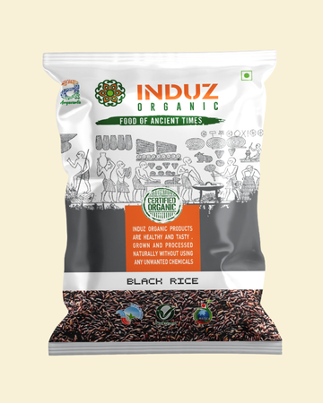 Organic Black Rice 500 GMS - Induz Brand - Healthy  Delicious