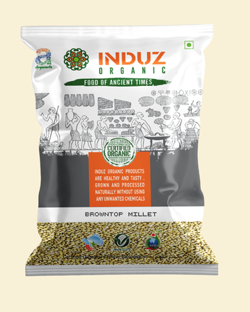 Organic Brown Top Millet 500 GMS - Induz | 100% Natural  Healthy