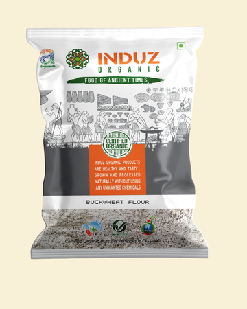 Organic Buckwheat Flour 500 GMS - Induz | 100% Natural  Healthy Flour
