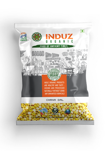 Organic Chana Dal - 500 GMS | Induz | Healthy  Delicious
