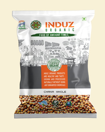 Organic Chana Whole 500 GMS | Induz | 100% Natural  Healthy