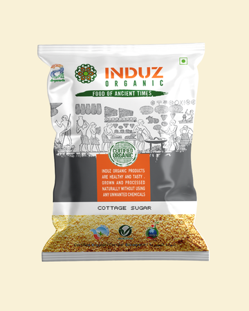 Induz Organic Cottage Sugar (Desi Khand) - 500 GMS