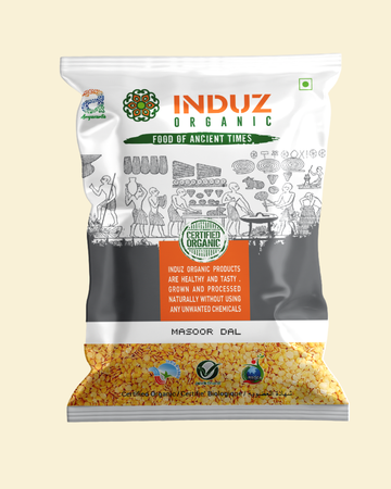 Organic Masoor Dal 500 GMS | Induz | 100% Natural  Healthy
