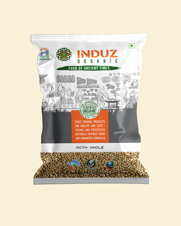 Organic Moth Whole - 500 GMS | Induz | Natural  Healthy
