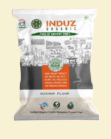 Organic Quinoa Flour 500 GMS - Induz | Gluten-Free, High Protein Flour