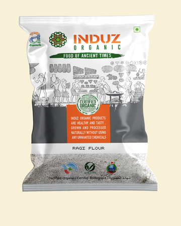 Organic Ragi Flour 500 GMS - Induz | 100% Natural  Healthy Flour