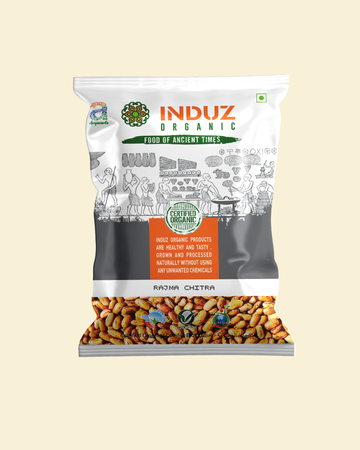 Organic Rajma Chitra 500 GMS - Induz | 100% Natural  Healthy