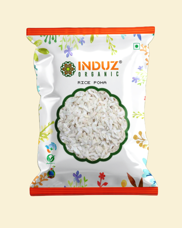 Organic Rice Poha 250 GMS - Induz | Healthy  Delicious Snack