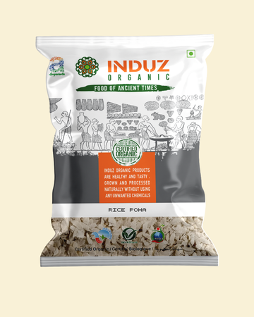 Organic Rice Poha 500gm - Delicious  Nutritious Indian Snack