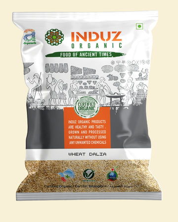 Organic Wheat Dalia Porridge - 500 GMS | Induz | Healthy  Delicious