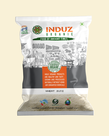 Organic Wheat Suji 500 GMS | Induz | 100% Natural  Healthy