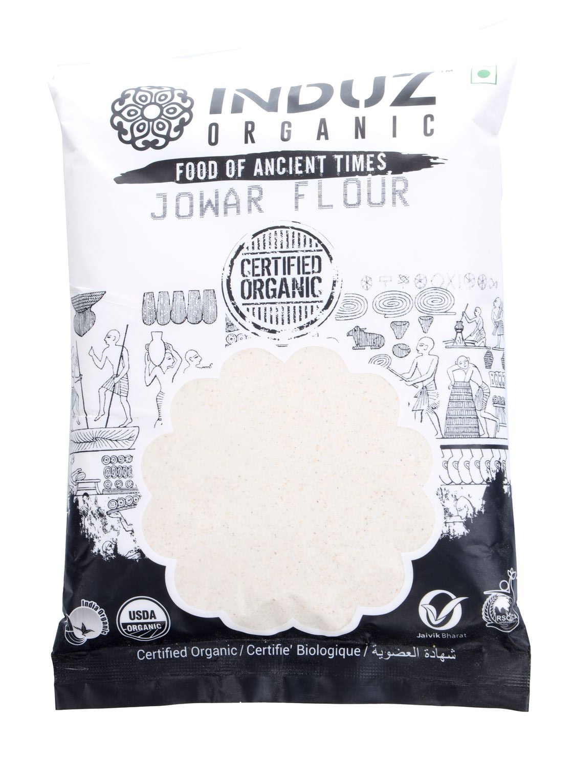 Induz Organic Jowar Flour – 500 GMS – induzorganic