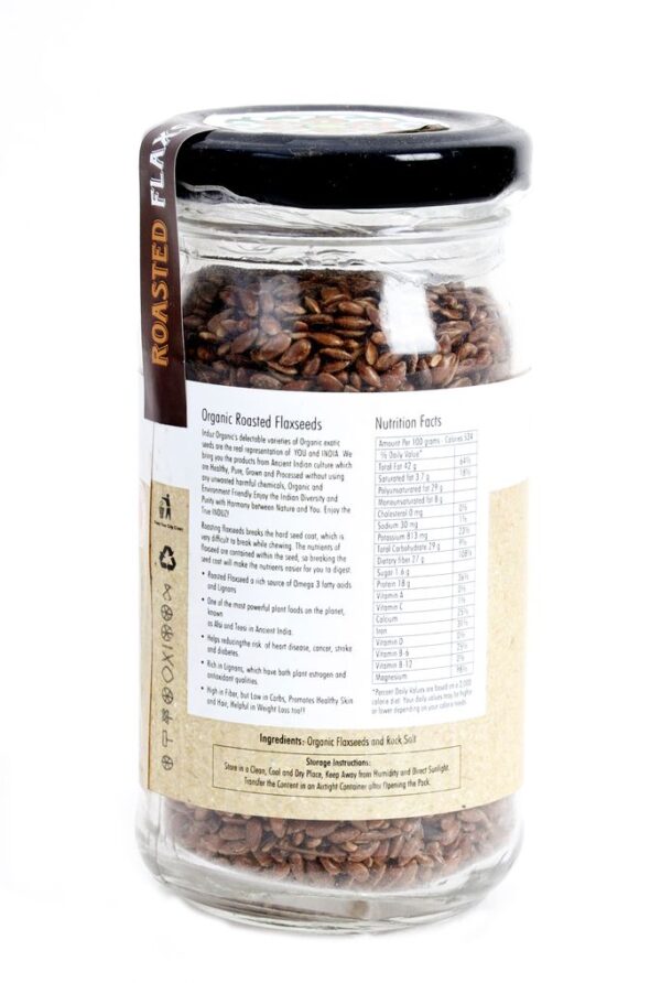 ROASTED FLAXSEEDS 100 GM (1)