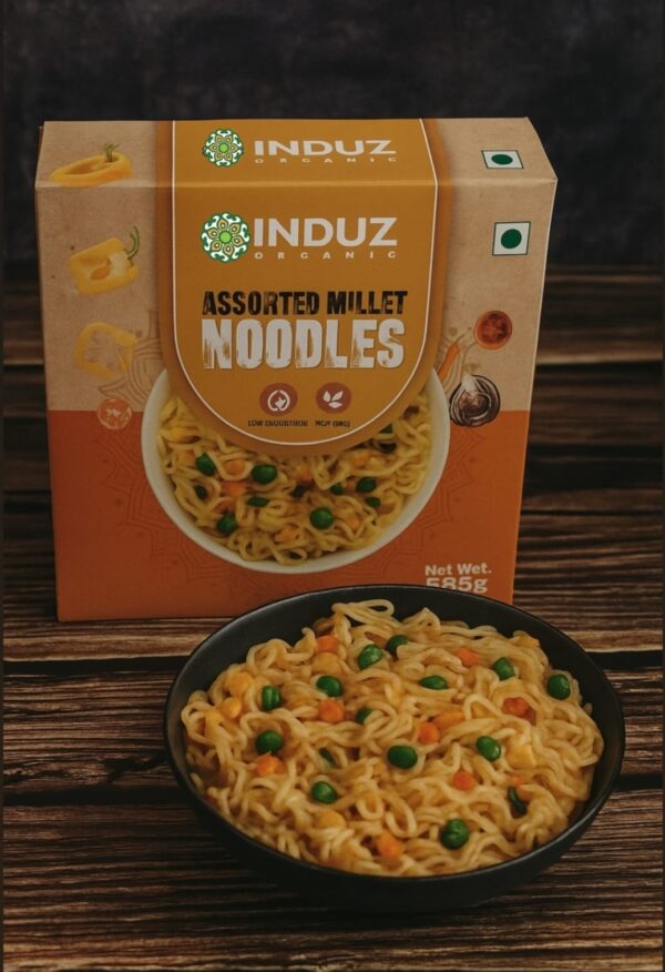 INDUZ ORGANIC Millet Noodles, 585g